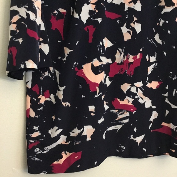 Banana Republic Abstract Print Shift Mini Dress Size XS - Picture 4 of 13